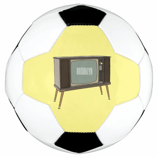 Afbeelding televisie-cartoon voetbal (Voorkant)