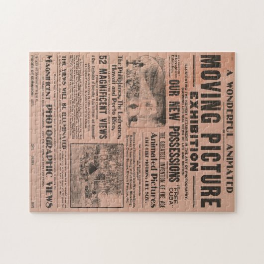 Afbeelding tentoonstelling  krant Puzzle Legpuzzel (Horizontaal)