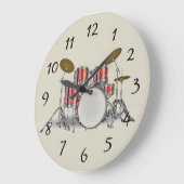 Afbeelding trommelset grote klok (Hoek)