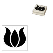 Afbeelding Tulp Flower Blossom Floral Design Rubberstempel (Gestempeld)
