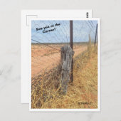 Afbeelding uit de hoek; waar 3 staten elkaar ontmo briefkaart (Voorkant / Achterkant)