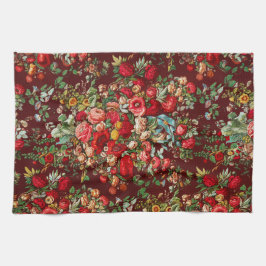 Afbeelding uit de industriële kunsten van de 19e e theedoek