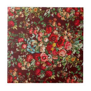 Afbeelding uit de industriële kunsten van de 19e  tegeltje