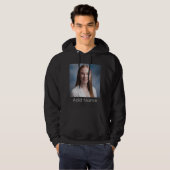 afbeelding uploaden Aangepaste foto en naam Gepers Hoodie (Voorkant volledig)