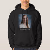 afbeelding uploaden Aangepaste foto en naam Gepers Hoodie (Voorkant)