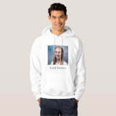 afbeelding uploaden Aangepaste foto en naam Gepers Hoodie (Voorkant volledig)