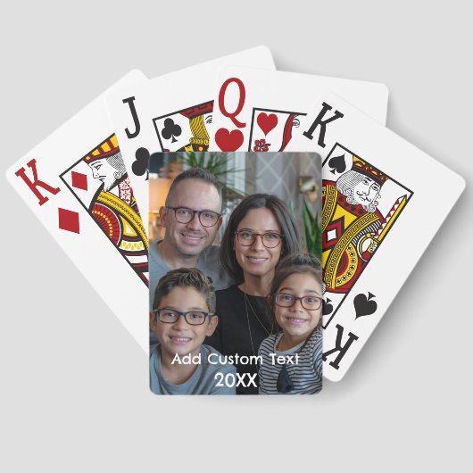 afbeelding uploaden Aangepaste foto en naam Gepers Pokerkaarten (Achterkant)