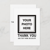 Afbeelding uploaden Foto & Tekst toevoegen – Aanpa Bedankkaart (Voorkant / Achterkant)