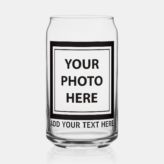 Afbeelding uploaden Foto & Tekst toevoegen – Aanpa Blikvorm Glas (Voorkant)