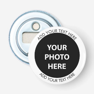 Afbeelding uploaden Foto & Tekst toevoegen – Aanpa Button Flesopener