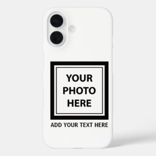 Afbeelding uploaden Foto & Tekst toevoegen – Aanpa iPhone 16 Hoesje