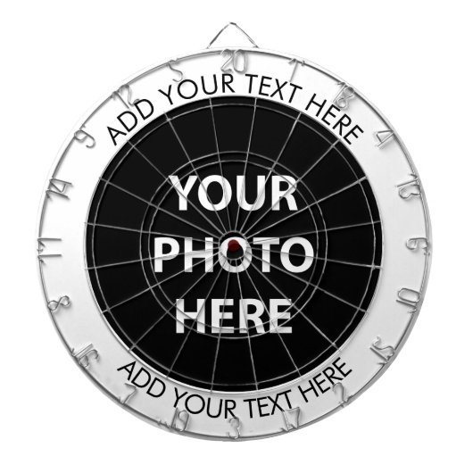 Afbeelding uploaden Foto & Tekst toevoegen – Aanpa Dartbord (Voorkant)