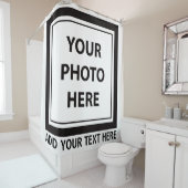 Afbeelding uploaden Foto & Tekst toevoegen – Aanpa Douchegordijn (In situ)