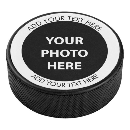 Afbeelding uploaden Foto & Tekst toevoegen – Aanpa Hockey Puck (3/4)