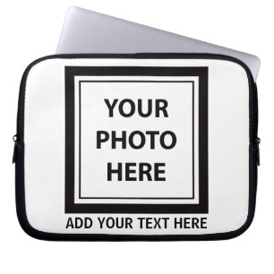 Afbeelding uploaden Foto & Tekst toevoegen – Aanpa Laptop Sleeve