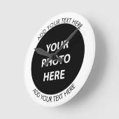 Afbeelding uploaden Foto & Tekst toevoegen – Aanpa Ronde Klok (Hoek)