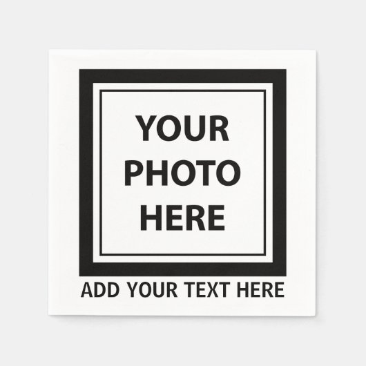 Afbeelding uploaden Foto & Tekst toevoegen – Aanpa Servet (Voorkant)