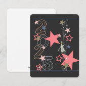 Afbeelding van 2025 Afstudeerder Scattered Stars D Feestdagenkaart (Voorkant / Achterkant)