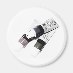 Afbeelding van acrylverf-buizen voor kunstschilder magneet