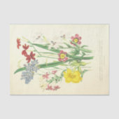 Afbeelding van Afrikaanse bloemen  Tissuepapier (Voorkant)