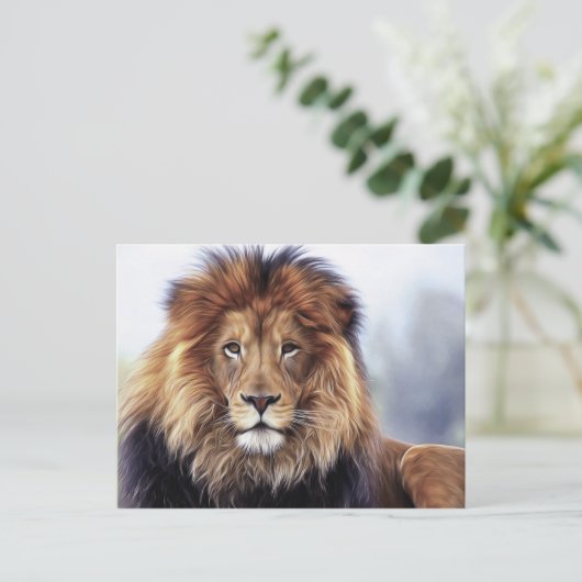 Afbeelding van Afrikaanse mannetjesolie Briefkaart (Staand voorkant)