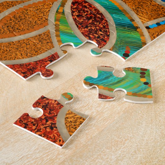 Afbeelding van Afrikaanse maskers Legpuzzel (Zijkant)