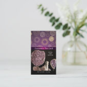 Afbeelding van Amethist & Healing Heart Crystals Visitekaartje (Staand voorkant)