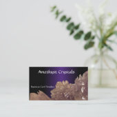 Afbeelding van Amethyst Crystals Visitekaartje (Staand voorkant)