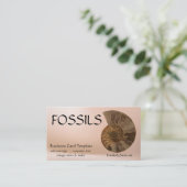 Afbeelding van Ammones Fossil Visitekaartje (Staand voorkant)