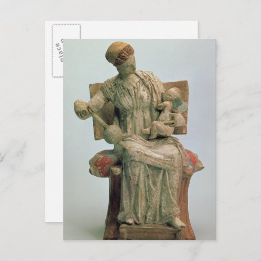 Afbeelding van Aphrodite met Eros Briefkaart (Voorkant / Achterkant)