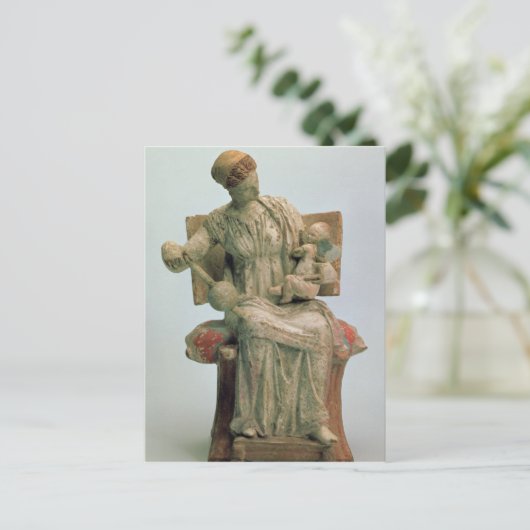 Afbeelding van Aphrodite met Eros Briefkaart (Staand voorkant)