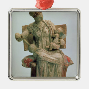 Afbeelding van Aphrodite met Eros Metalen Ornament