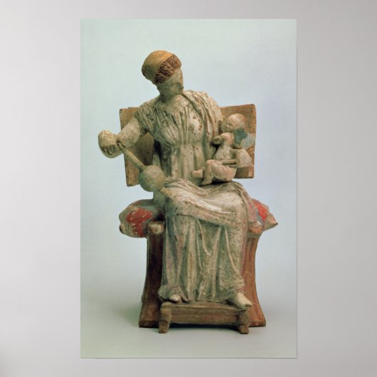 Afbeelding van Aphrodite met Eros Poster (Voorkant)