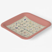 Afbeelding van Applique Bedspread Papieren Bordje (Gebogen)
