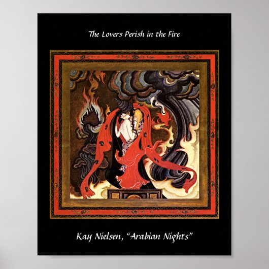 Afbeelding van Arabische Nights van Kay Nielsen Poster (Voorkant)