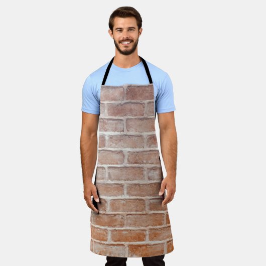 Afbeelding van Background brick wall textureabstra Schort (Gedragen)