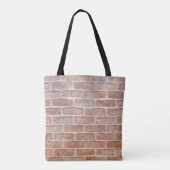 Afbeelding van Background brick wall textureabstra Tote Bag (Achterkant)