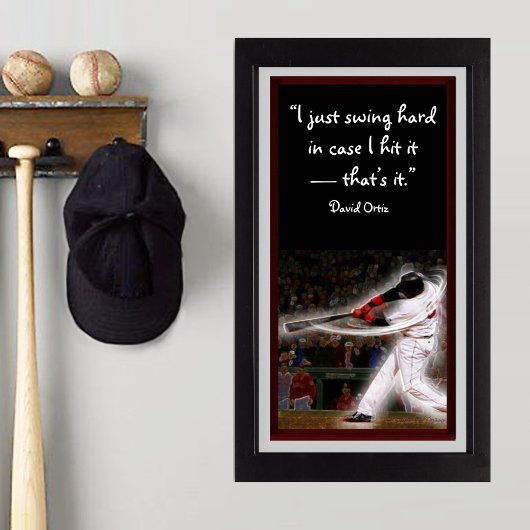 Afbeelding van Baseball Player Poster