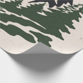  afbeelding van berglandschap cadeaupapier (Hoek)