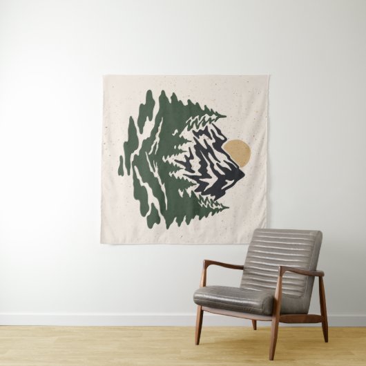  afbeelding van berglandschap wandkleed (In Situ (horizontaal))