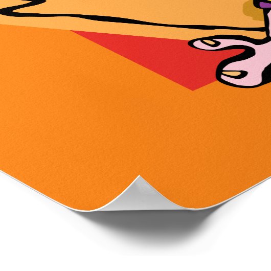 Afbeelding van bewerkingsteken poster (Hoek)