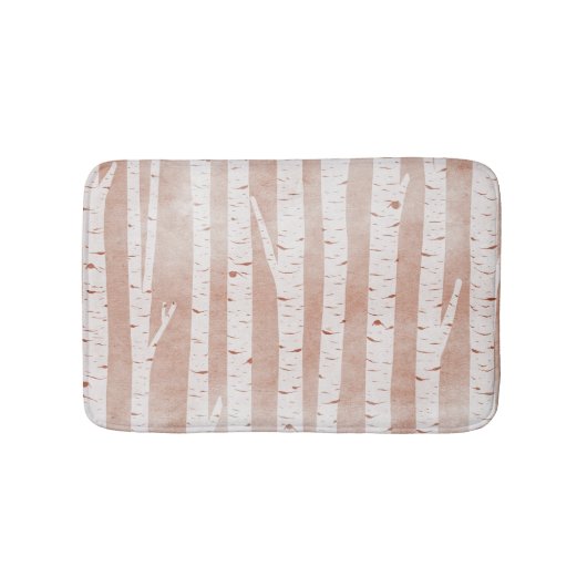 Afbeelding van Birch Trees Badmat (Voorkant)