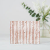 Afbeelding van Birch Trees Briefkaart (Staand voorkant)