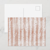 Afbeelding van Birch Trees Briefkaart (Voorkant / Achterkant)