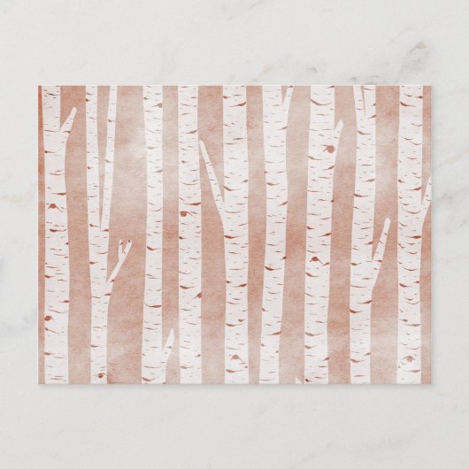 Afbeelding van Birch Trees Briefkaart (Voorkant)