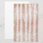 Afbeelding van Birch Trees Briefpapier (Voorkant / Achterkant)