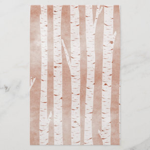 Afbeelding van Birch Trees Briefpapier
