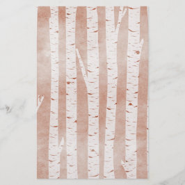 Afbeelding van Birch Trees Briefpapier