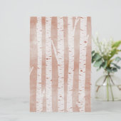 Afbeelding van Birch Trees Briefpapier (Staand voorkant)
