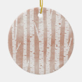 Afbeelding van Birch Trees Keramisch Ornament (Voorkant)